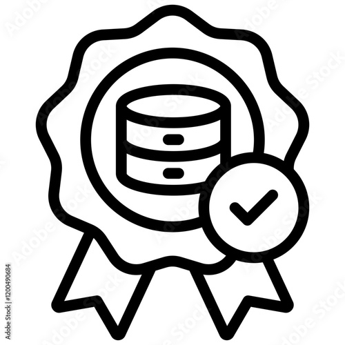 Data Quality Outline Icon