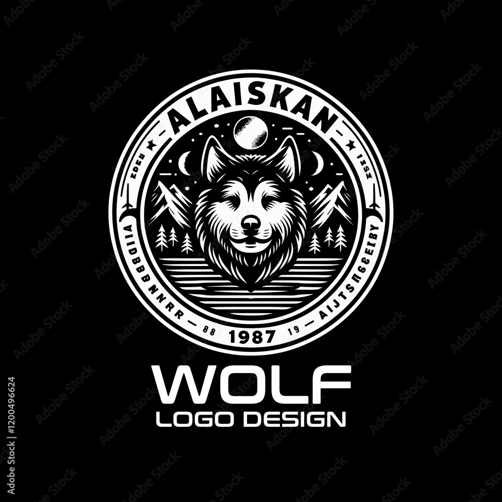 Wolf Vector Logo Design Wolf Vector Logo Design