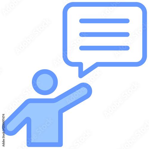 Introduction Blue Icon