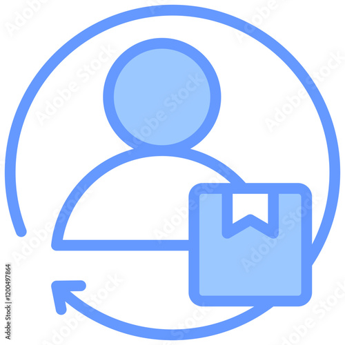 Customer Blue Icon