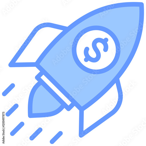 Start Up Blue Icon