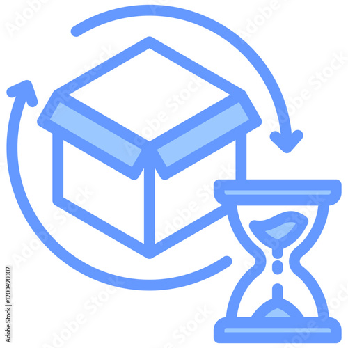 Product Life Blue Icon