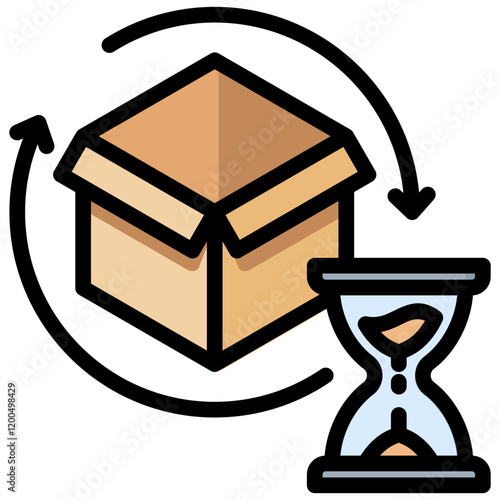 Product Life Outline Color Icon