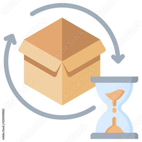 Product Life Flat Icon