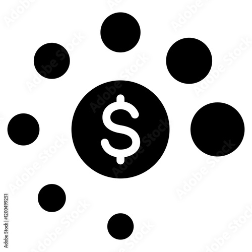 Saturation Glyph Icon