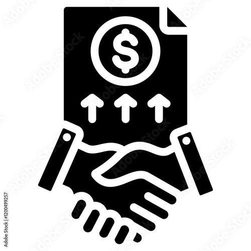 Acquisition Glyph Icon