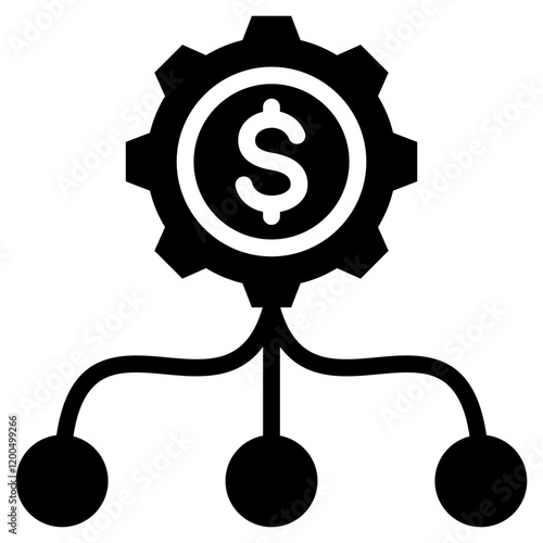 Diversification Glyph Icon