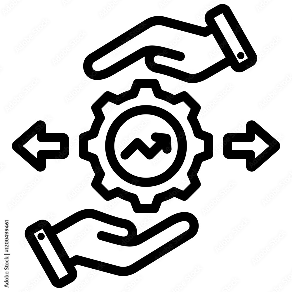 Development Outline Icon Development Outline Icon