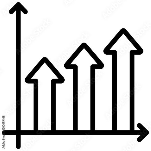 Growth Outline Icon