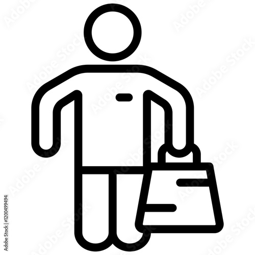 Consumer Outline Icon