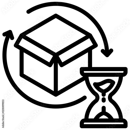 Product Life Outline Icon