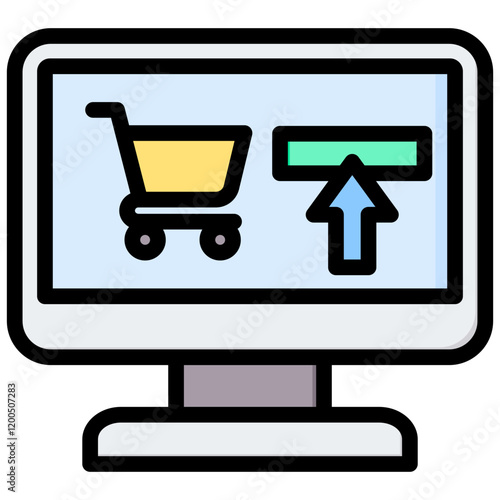 E Commerce Outline Color Icon