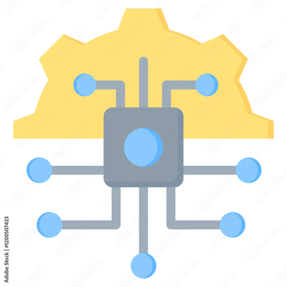 Technology Flat Icon Technology Flat Icon