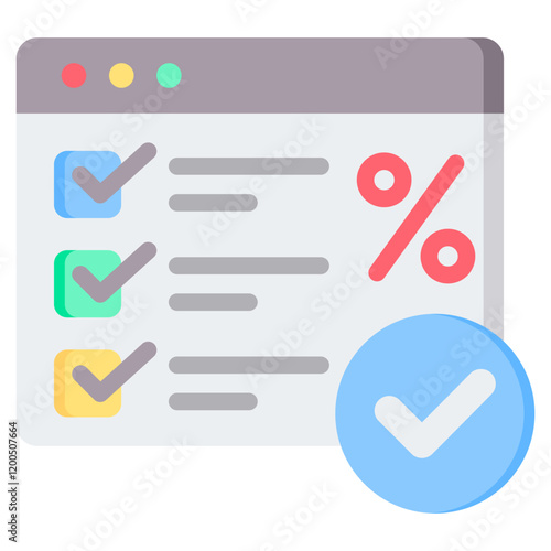Evaluation Flat Icon
