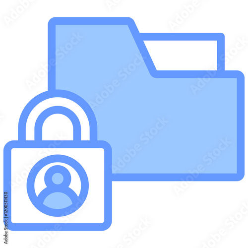 Privacy Blue Icon