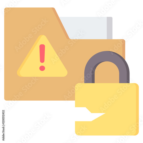 Breach Flat Icon