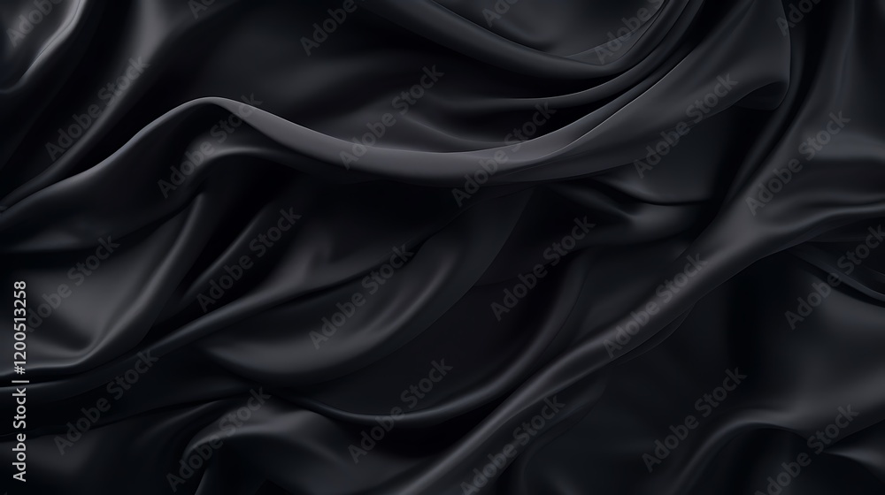 a pattern of black fabric that is abstract wavy, sloppy, or uneven,used as cover or abstract background,which looks low light or underexposure a pattern of black fabric that is abstract wavy, sloppy, or uneven,used as cover or abstract background,which looks low light or underexposure