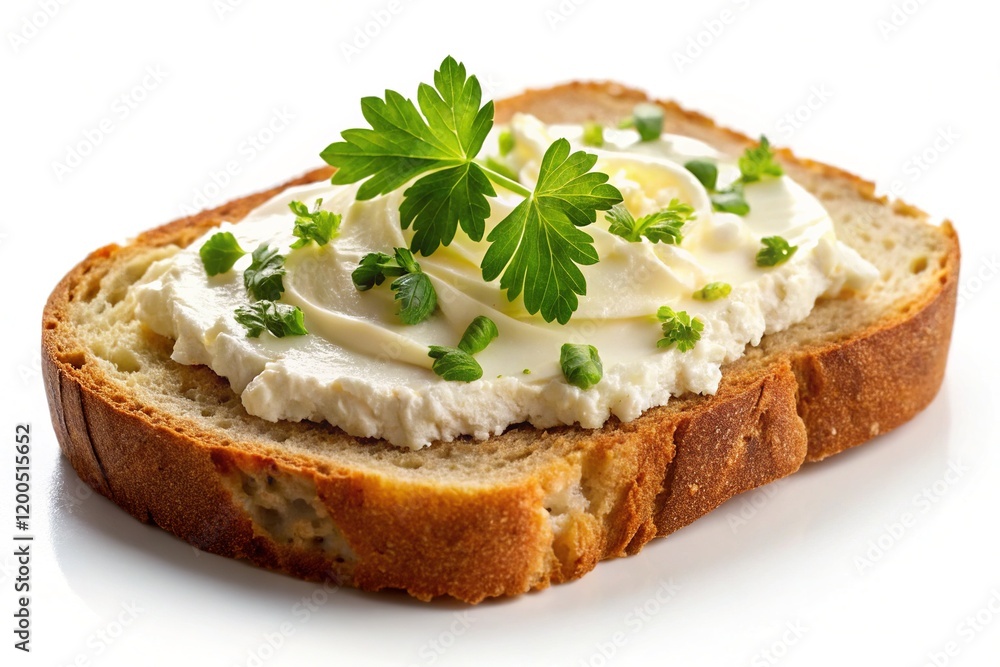 Toasted Bread with Cream Cheese - High Resolution Closeup Toasted Bread with Cream Cheese - High Resolution Closeup