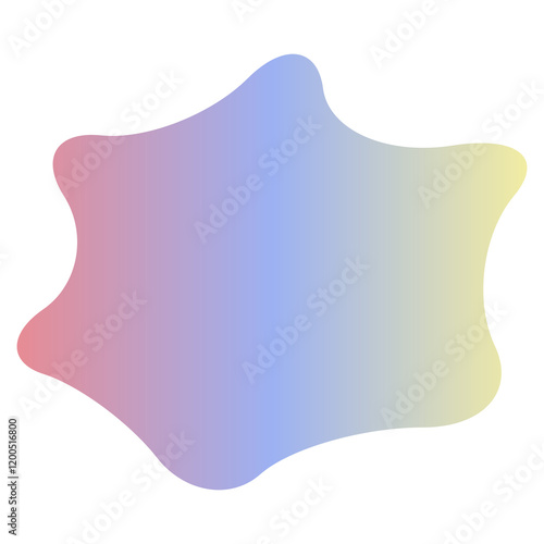 Gradient rainbow bloob