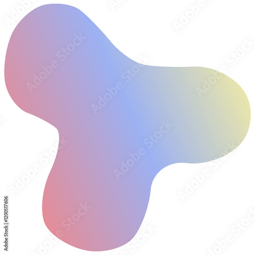 Gradient rainbow bloob