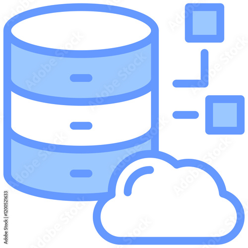 Database Blue Icon