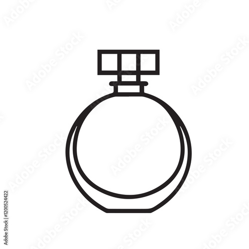 Perfume bottle vector 