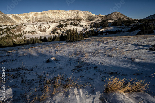 Medicine Bow Peak in the early morning photo