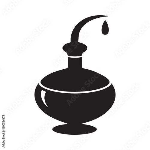 Perfume bottle vector 