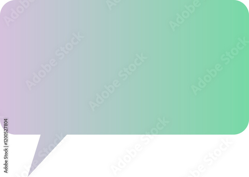 Gradient blue green text box