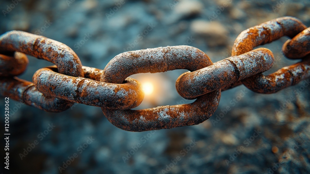 Rusty Chain: A Symbol of Strength and Resilience Rusty Chain: A Symbol of Strength and Resilience