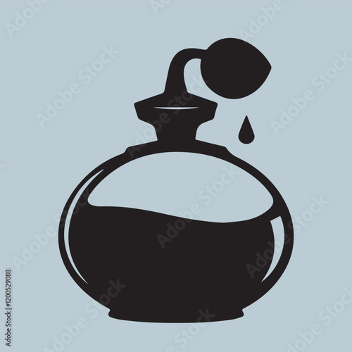 Perfume bottle vector 