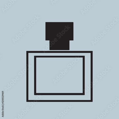 Perfume bottle vector 
