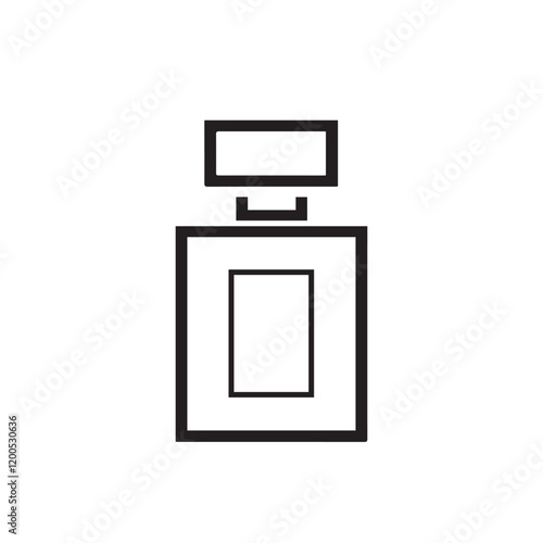 Perfume bottle vector 
