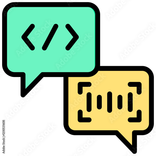 Nlp Outline Color Icon
