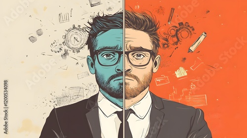 A Man Divided Creative And Analytical Minds