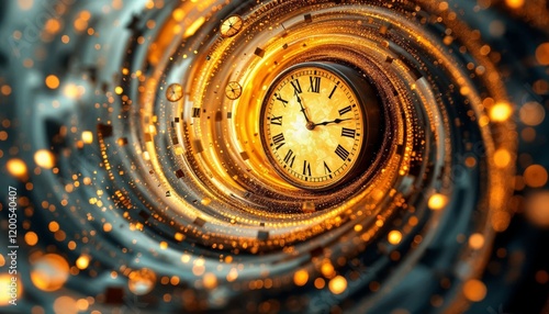 Time Warp Clock Vortex