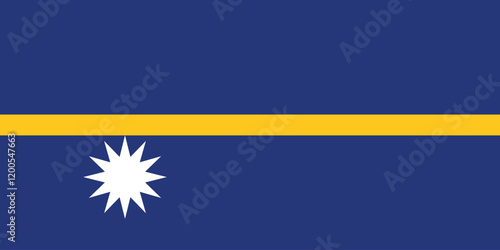 Nauru National Flag