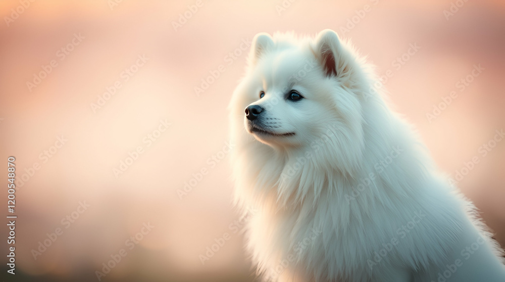 white pomeranian dog portrait white pomeranian dog portrait