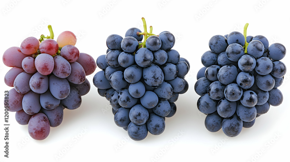 custom made wallpaper toronto digitalThree Bunches of Grapes of Different Colors, bunch of grapes, red grapes, purple grapes, dark grapes, fruit