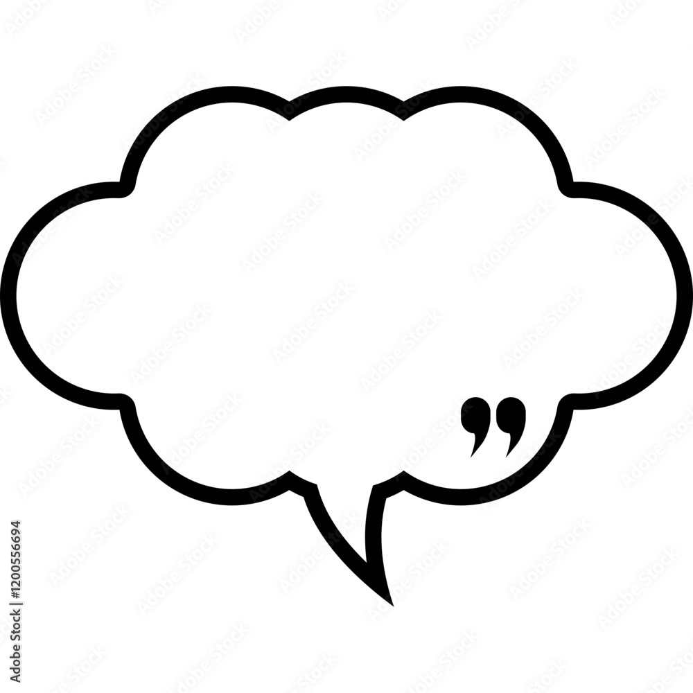 Bubble speech vector Bubble speech vector