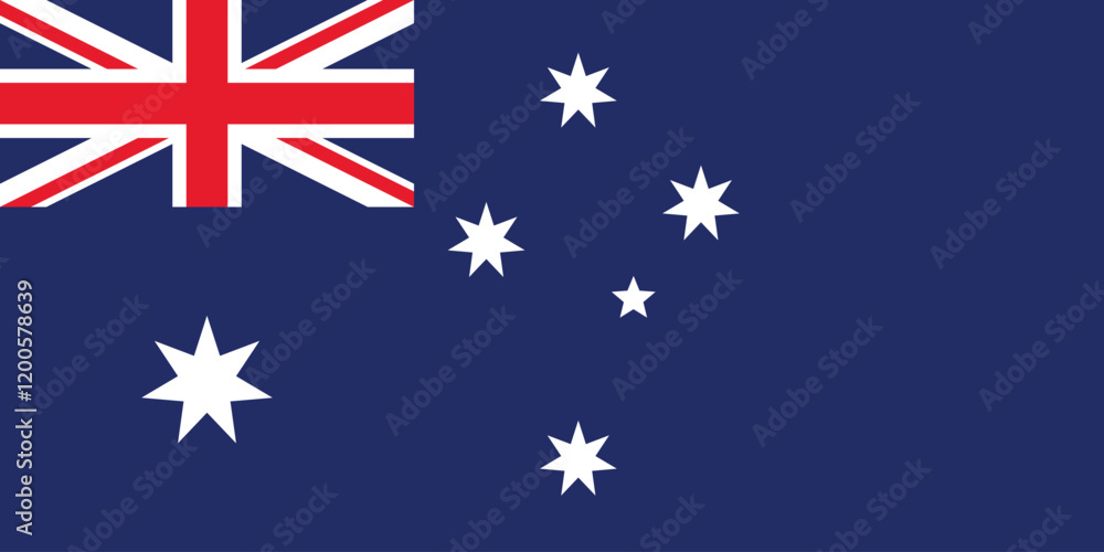 Fototapeta premium Australia National Flag
