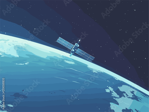 Satellite Data Transmission: Orbs in Symphony