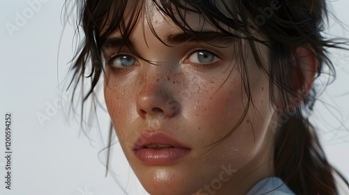 A businessman women expressive natural beauty style photo