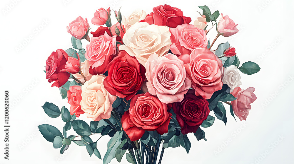 Vibrant Bouquet of Roses in Vivid Colors with Delicate Petals Showcasing Natural Beauty and Elegance in a Captivating Floral Arrangement Display Vibrant Bouquet of Roses in Vivid Colors with Delicate Petals Showcasing Natural Beauty and Elegance in a Captivating Floral Arrangement Display