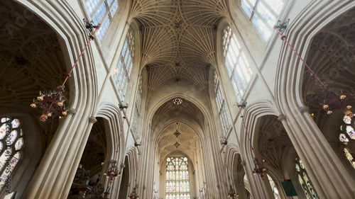 Wallpaper Mural Bath Abbey Fan Vault Ceiling Interior Architecture Torontodigital.ca