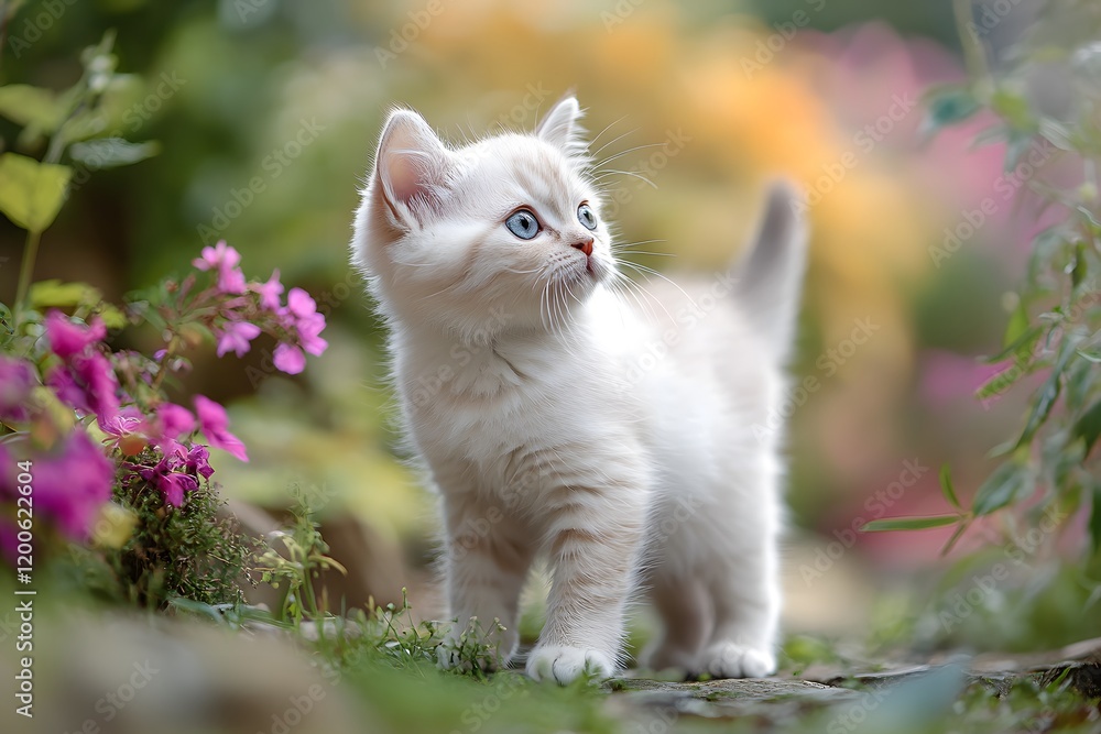 Obraz premium a cute cat.