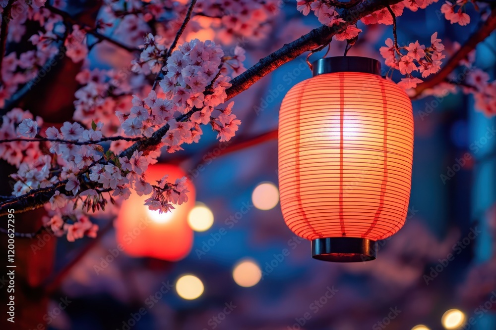 Fototapeta premium lantern on the tree