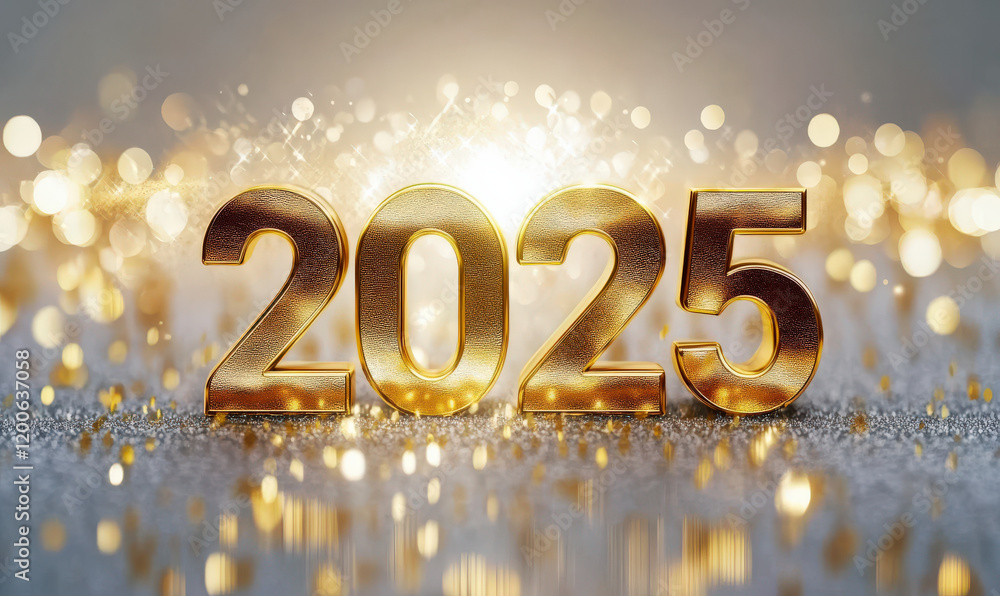 Background of 2025 New Year greeting card Background of 2025 New Year greeting card