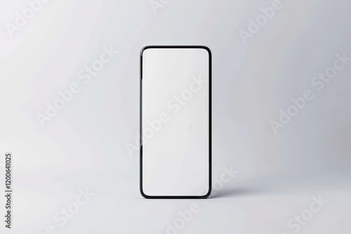 High Quality Visual of Psd Blank Smartphone Template Isolated on White Background
