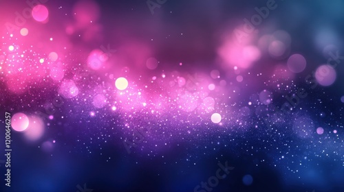 Abstract Purple Pink Glitter Bokeh Background